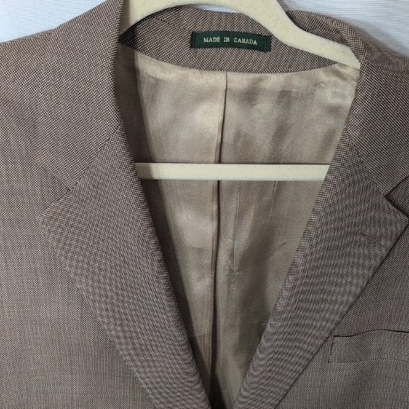 Elegant Beige Men's Blazer - Picture 10 of 10